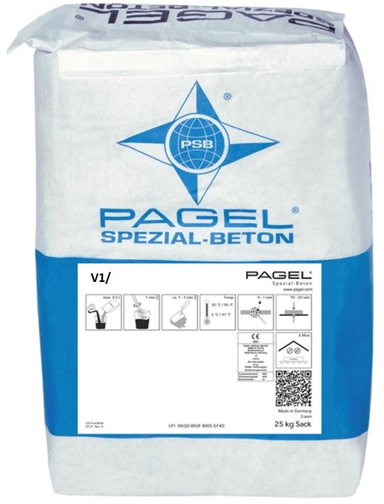 PAGEL V1 nesvraštivě expanzivní zálivkové hmoty 