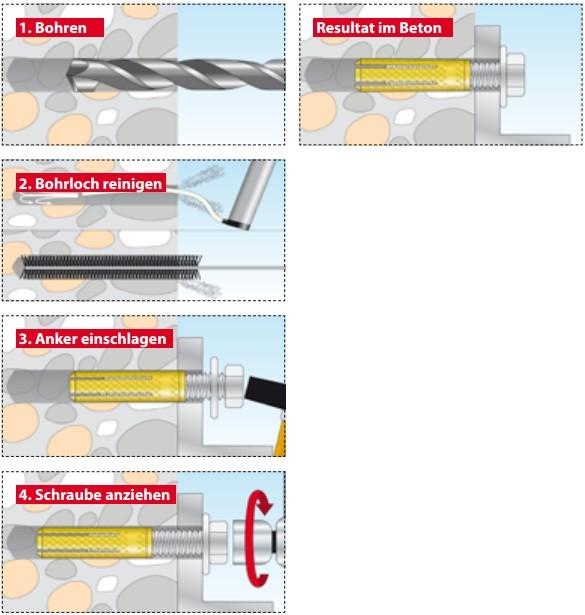 Kotva METRIX mosazná