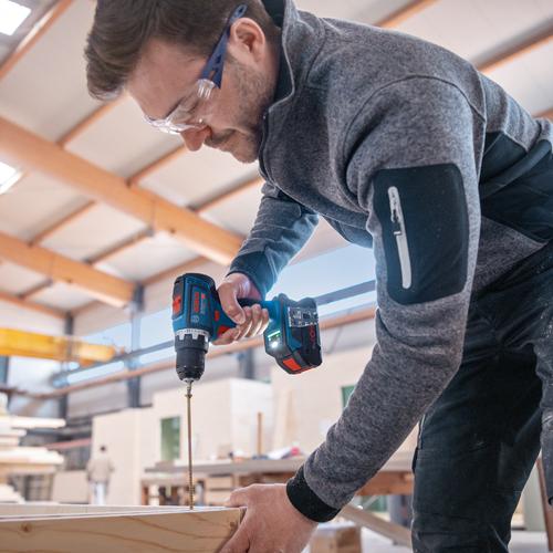 Aku vrtací šroubovák BOSCH GSR 18V-90 C v kufru L-BOXX 2x akumulátor a BT modul