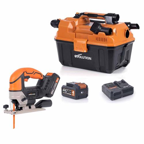 Vysavač AKU EVOLUTION R11VAC-Li pro mokré a suché vysávání s baterií a nabíječkou