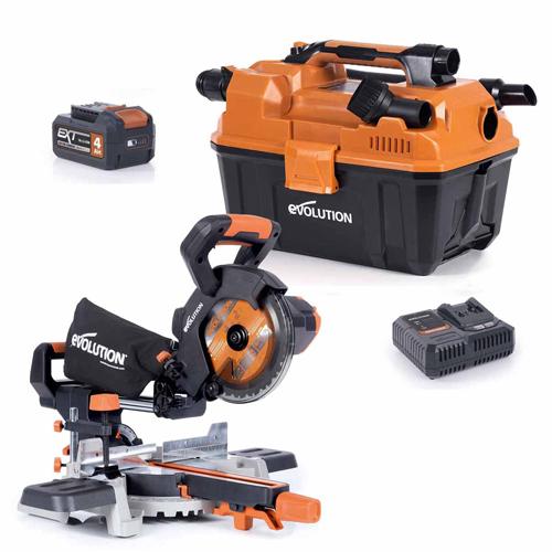 Vysavač AKU EVOLUTION R11VAC-Li pro mokré a suché vysávání s baterií a nabíječkou