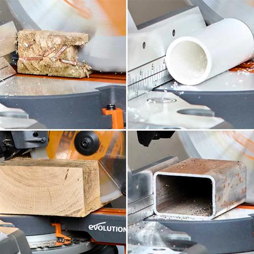 Pokosová AKU stolová pila EVOLUTION R255SMS-DB-Li sólo stroj