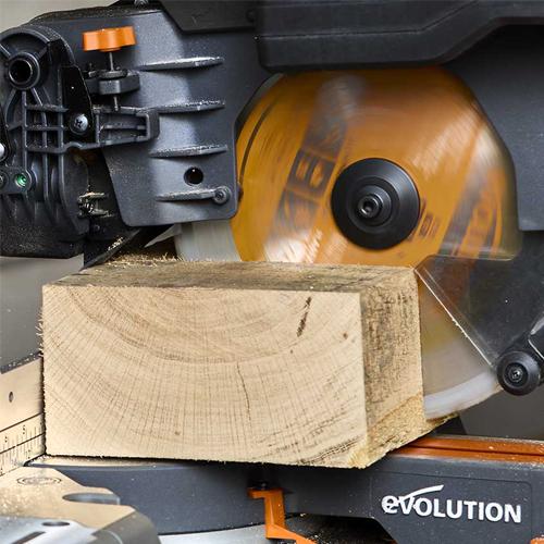 Pokosová AKU stolová pila EVOLUTION R255SMS-DB-Li sólo stroj
