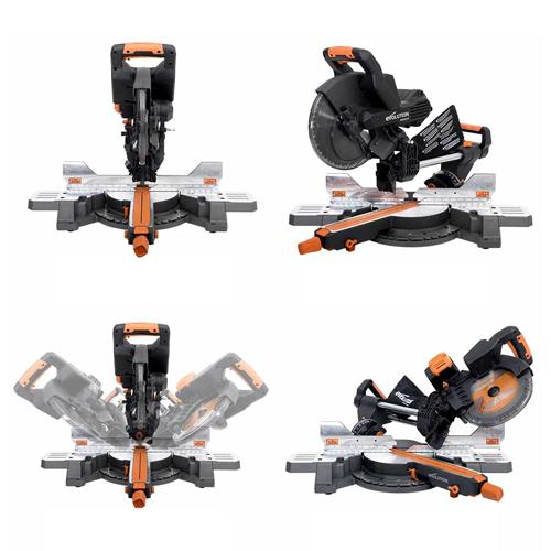 Pokosová AKU stolová pila EVOLUTION R255SMS-DB-Li + 2x 5Ah baterie a nabíječka