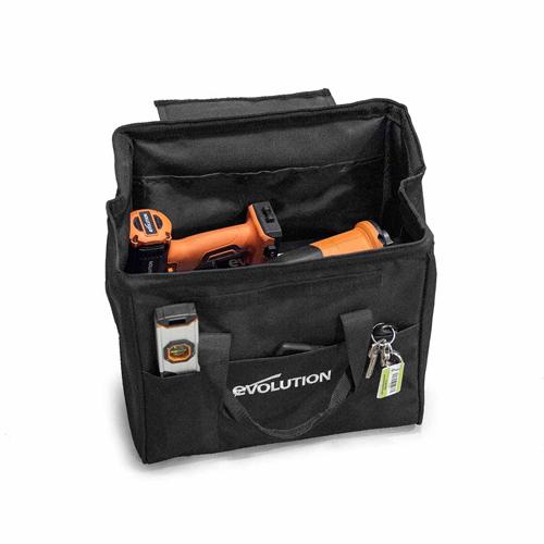 Ocasní AKU pila EVOLUTION R150RCP-Li s 2Ah baterií a nabíječkou a další 2,0Ah baterií EVOLUTION ZDARMA