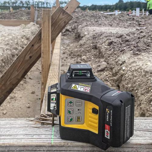 Samonivelační liniový křížový laser STABILA LAX 600 G 7-dílný SET